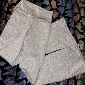Offline Aerie Gray Foldover Flare Leggings